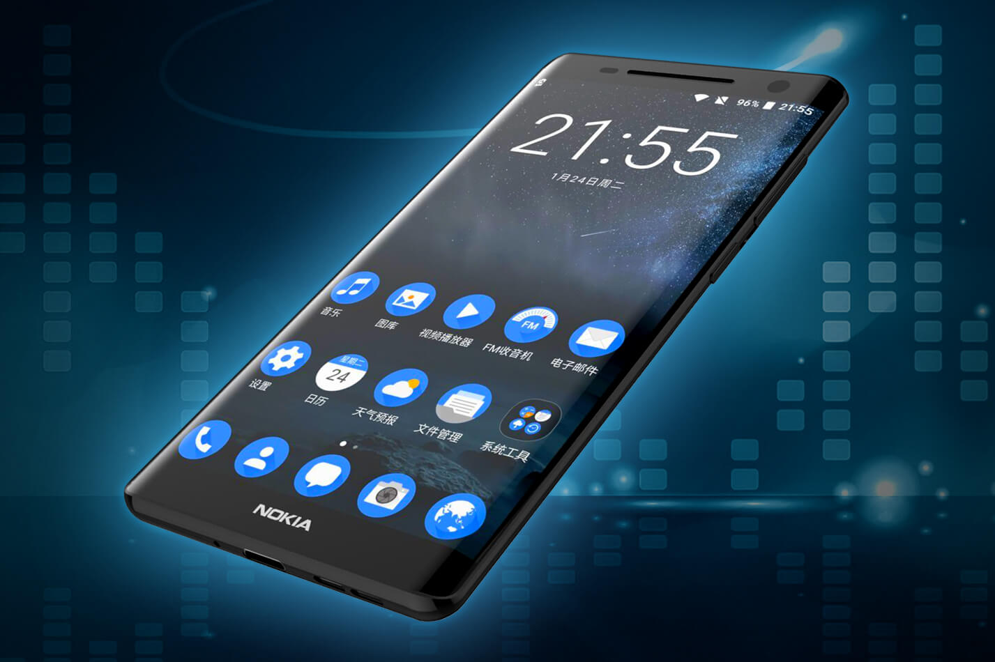 Nokia 9 smartphone with 128GB runs on Android 8.0 ...