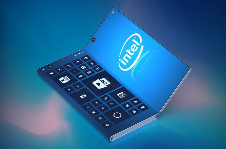 Intel foldable smartphone folds open into a large tablet LetsGoDigital