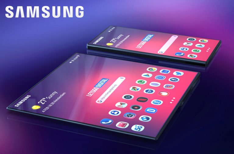 Samsung Galaxy foldable smartphone with large front-display | LetsGoDigital