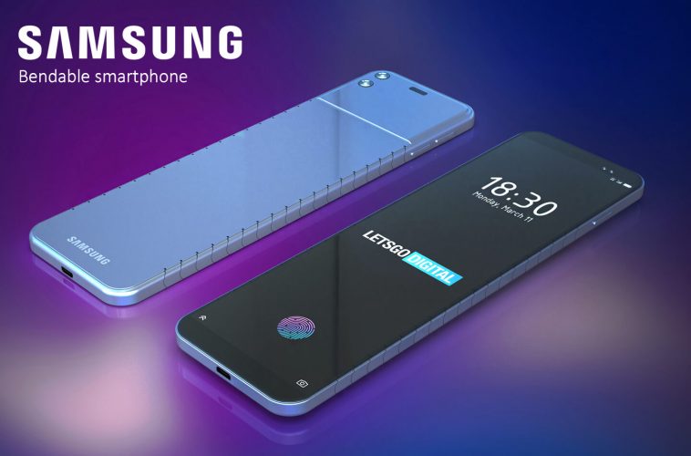 samsung bend phone