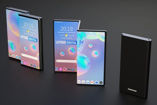Samsung Galaxy foldable phone with Z-Fold design | LetsGoDigital