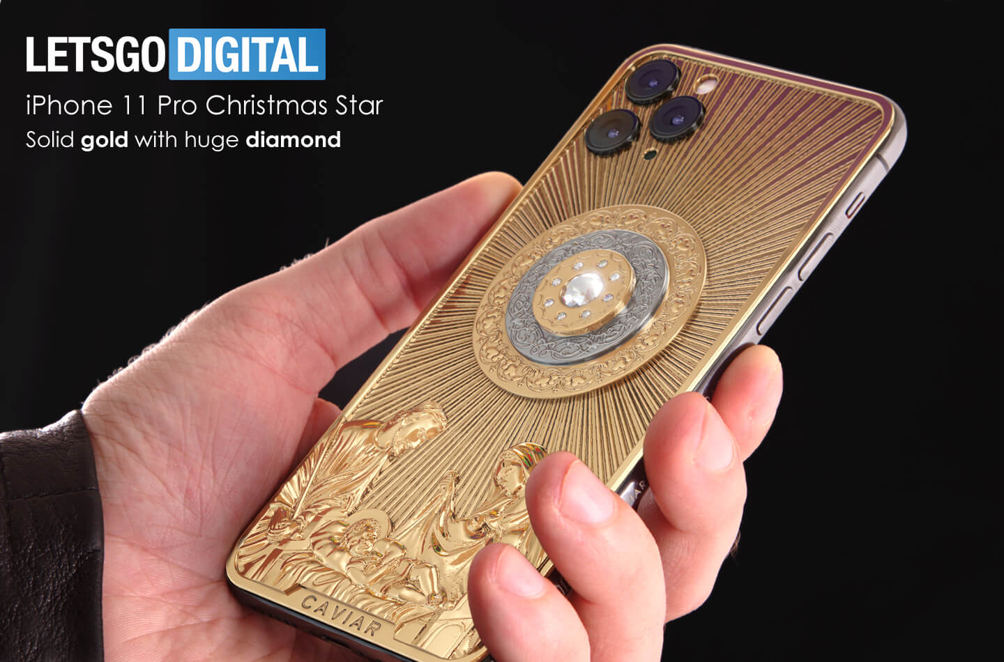 Caviar iphone 11 Pro Max Diamond Christmas Star