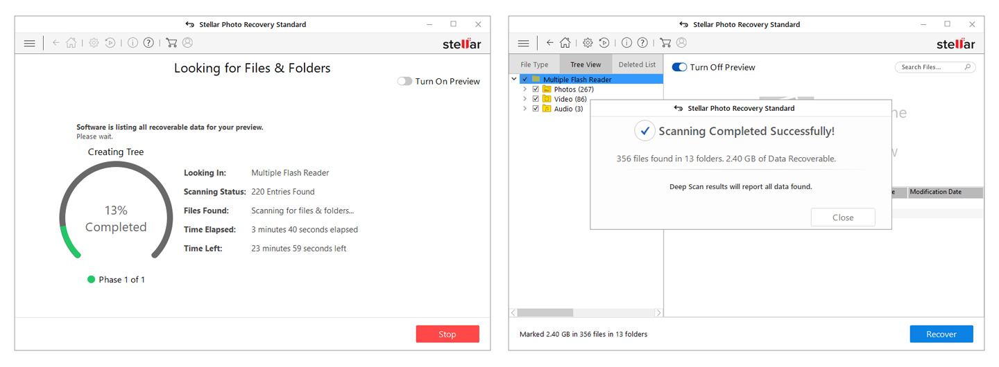 SD card recovery