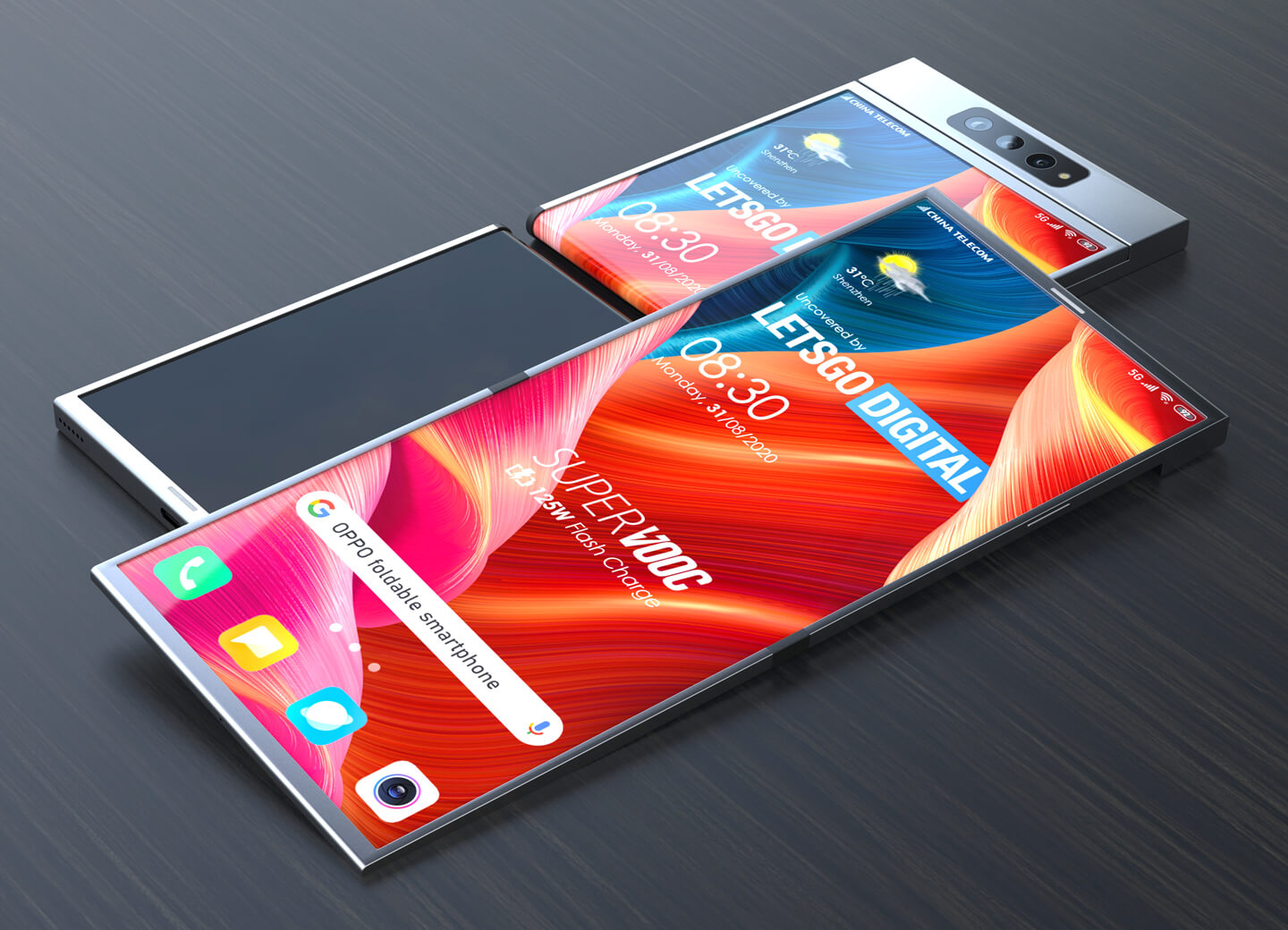 Oppo foldable smartphone
