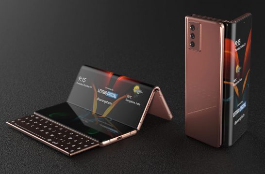 Samsung Galaxy Z Fold3 with sliding keyboard | LetsGoDigital