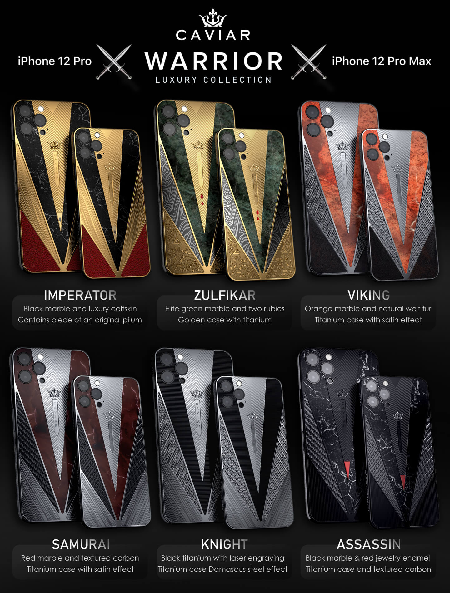 Iphone 12 Pro Warrior Collection From Caviar Letsgodigital