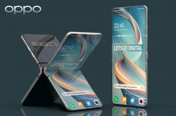 Oppo Reno Flip 5G smartphone with inward folding display