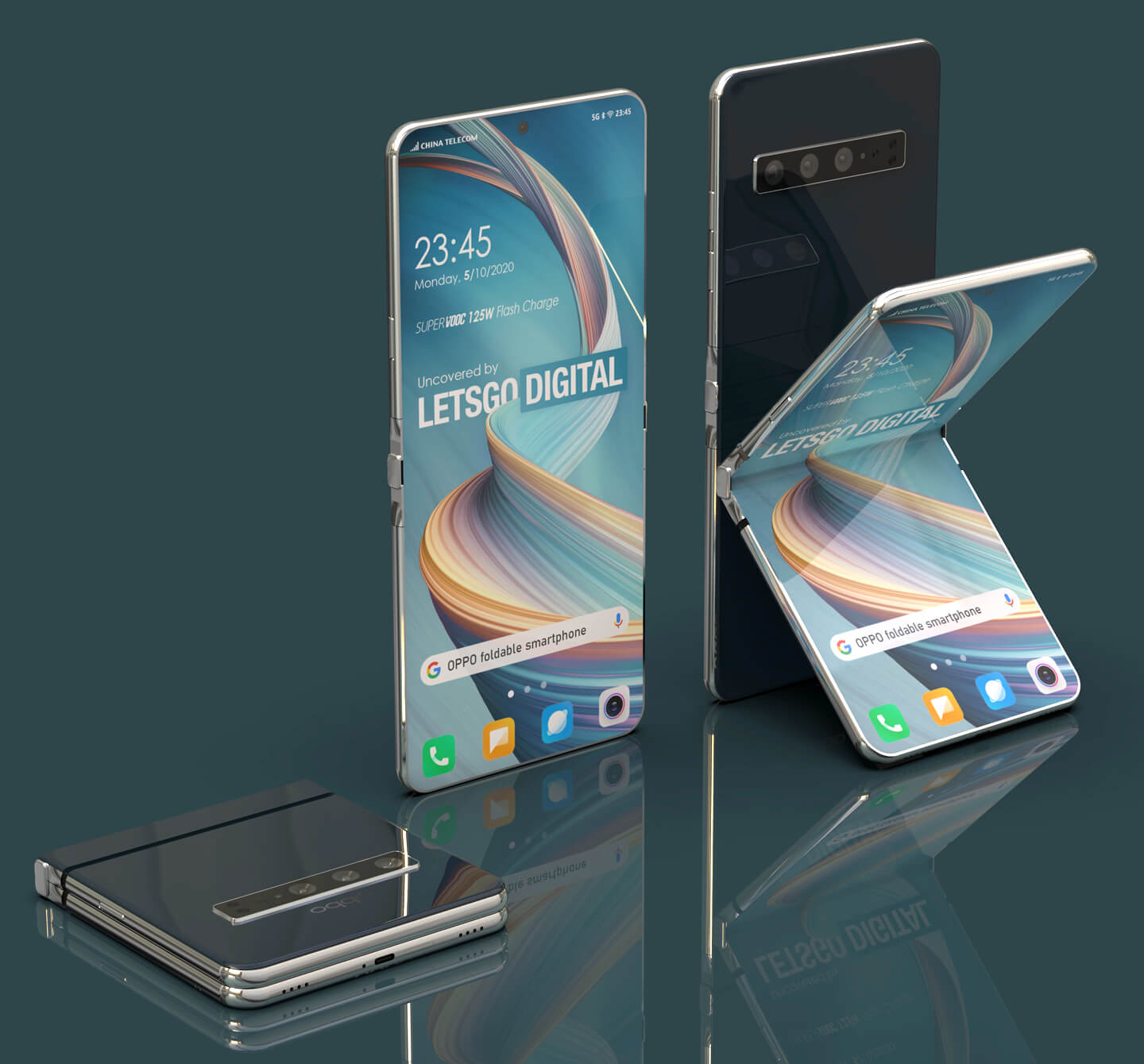 Oppo Reno Flip 5G smartphone with inward folding display LetsGoDigital