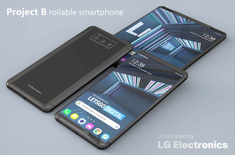 LG rollable smartphone