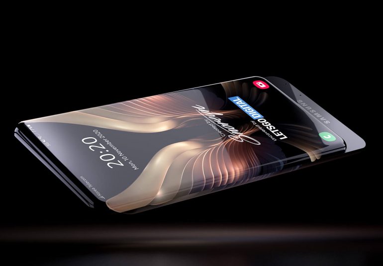 Samsung smartphone with surround display and sliding camera | LetsGoDigital