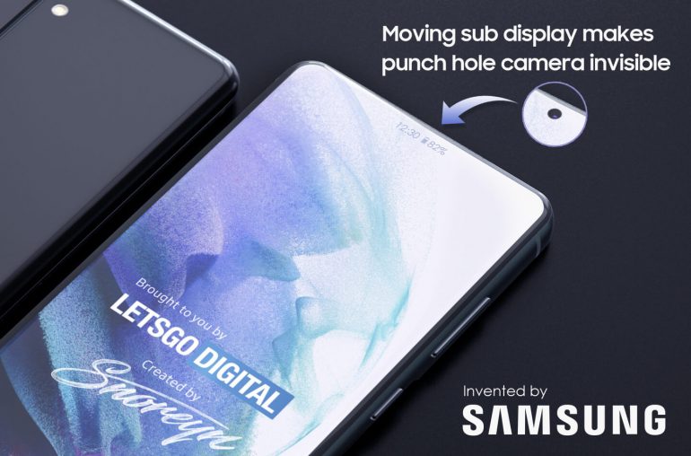Samsung Galaxy S22 invisible punch hole camera