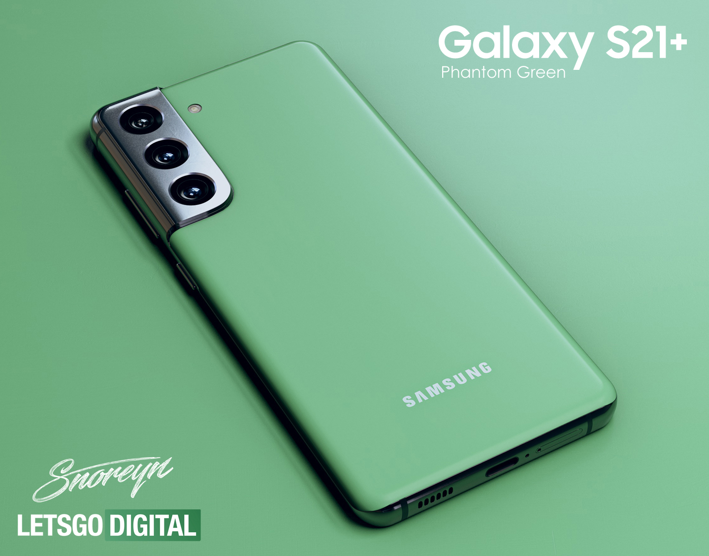 Samsung Galaxy S21 Plus Phantom Green | LetsGoDigital