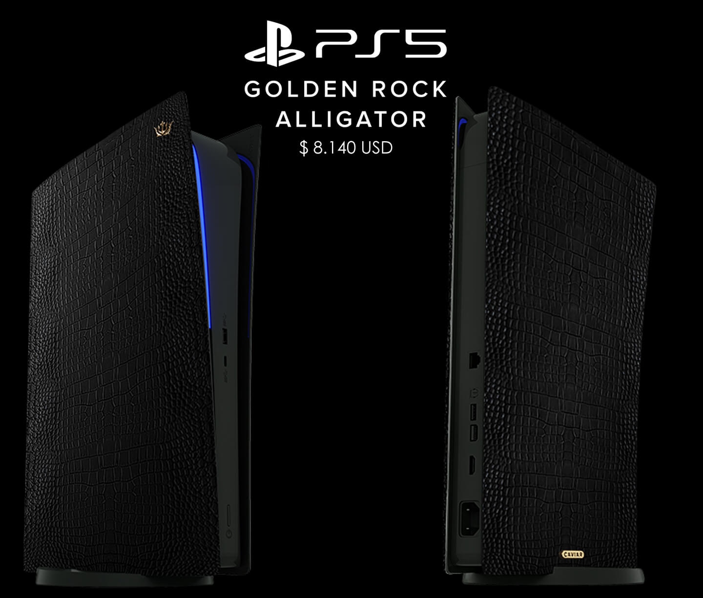 PlayStation 5 Black Alligator