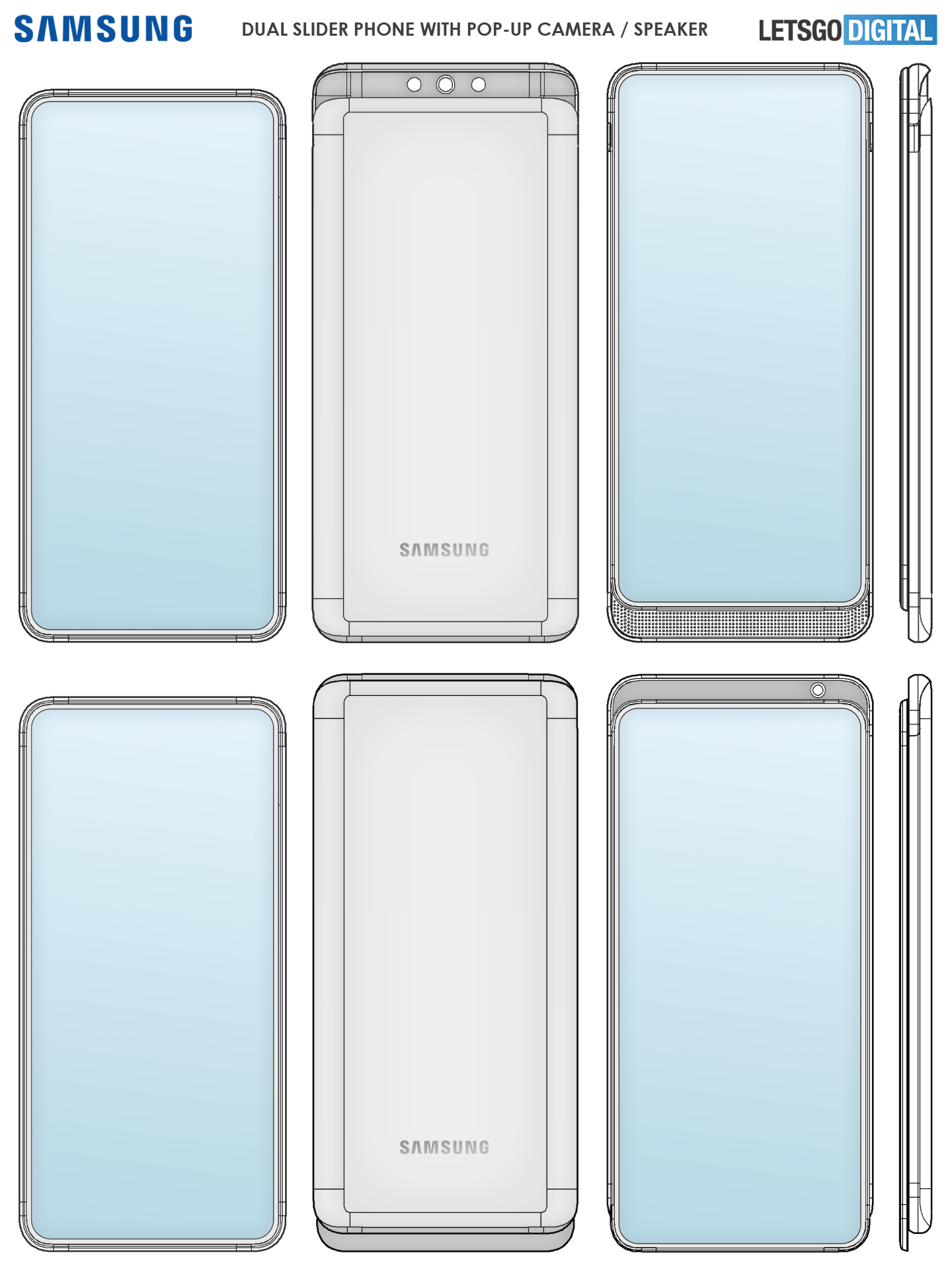 Samsung dual slider smartphone