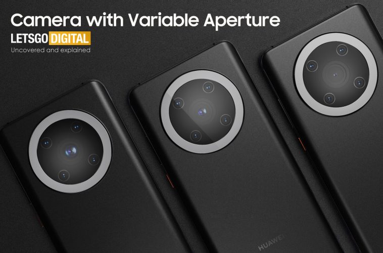 Huawei smartphone camera variable aperture