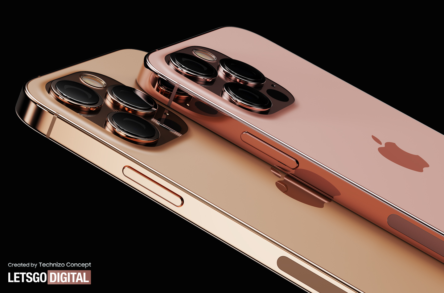 iPhone 12s Pro Sunset Gold Rose Gold