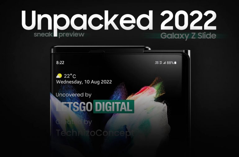 Samsung Unpacked 2022 Galaxy Z Slide